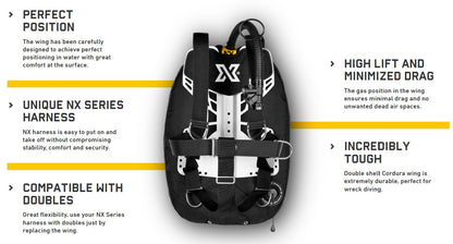 XDeep Zen Wing with Deluxe Harness