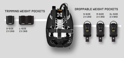 XDeep Zen Wing with Deluxe Harness